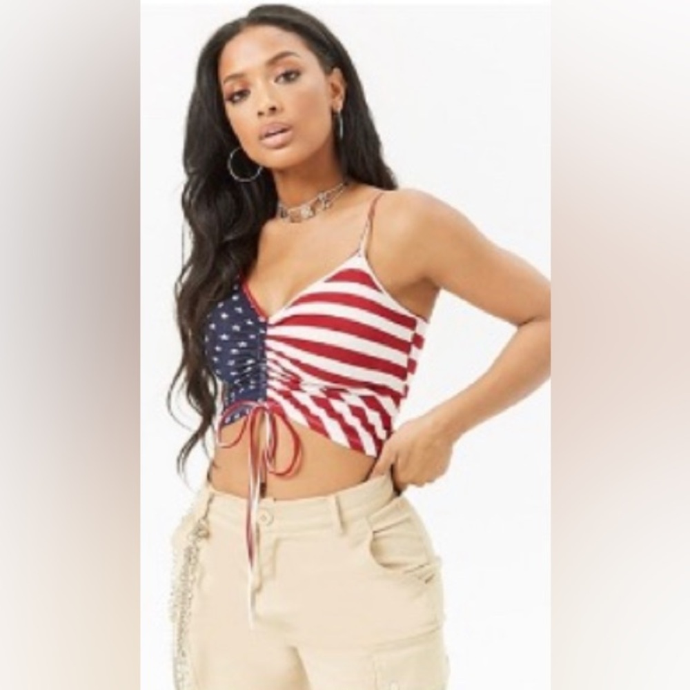 Stars & Stripes Cropped Cami